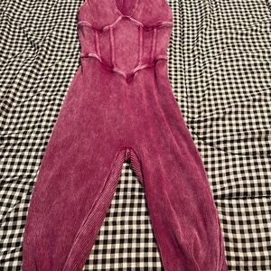 Elegant Pink Women's Jumpsuit